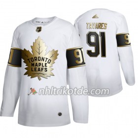 Toronto Maple Leafs Trikot John Tavares 91 Adidas 2019-2020 Golden Edition Weiß Authentic - Herren
